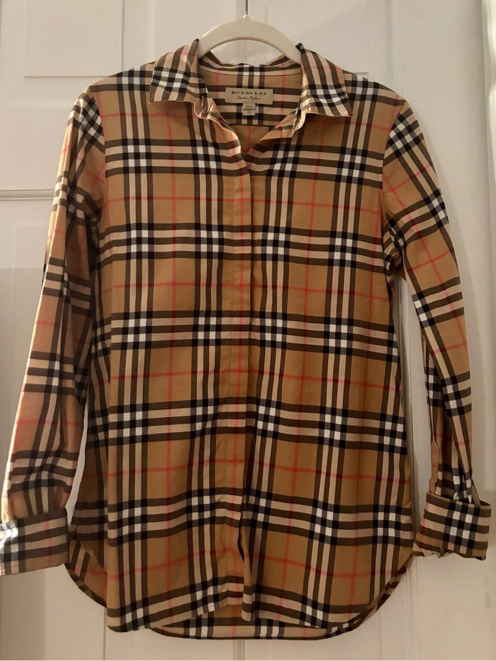 Burberry slim fit button-down